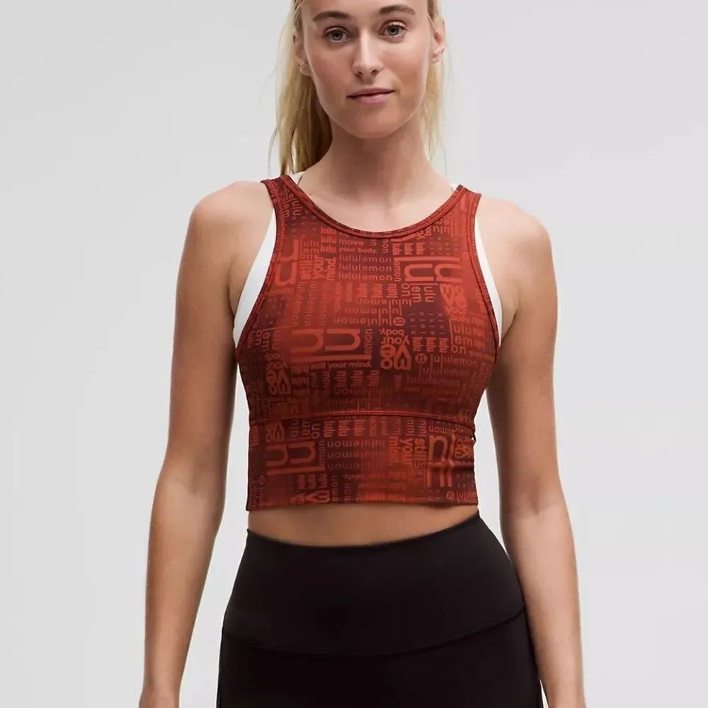 Lululemon Power Pivot Everlux Tank Top Motif Athletic Women’s 6